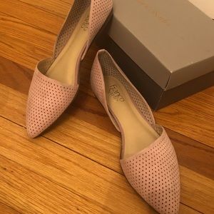 Franco Sarto Honey2 perforated pointed toe flats